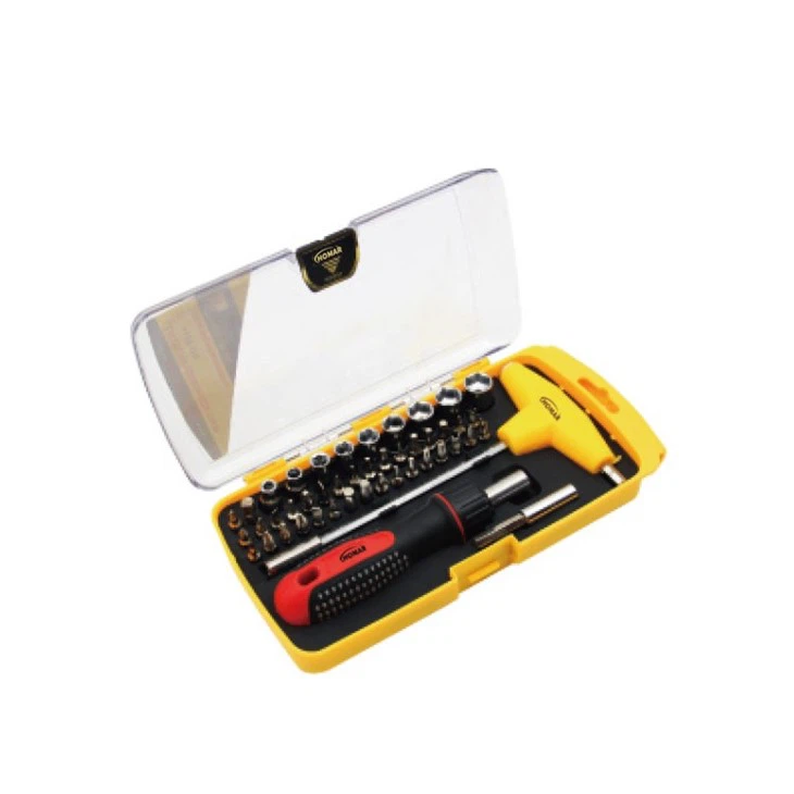 Multifunctional Ratchet Handle Screwdriver Set